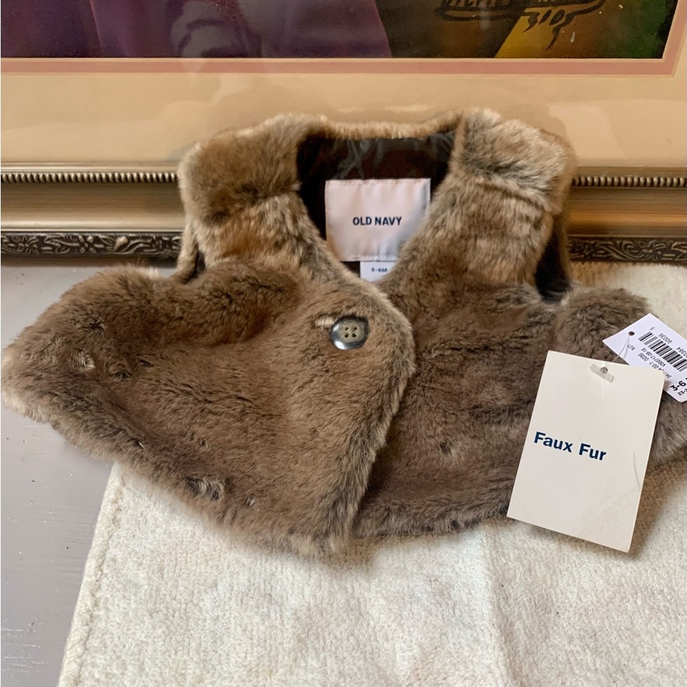 Soft Faux Fur Vest for Baby